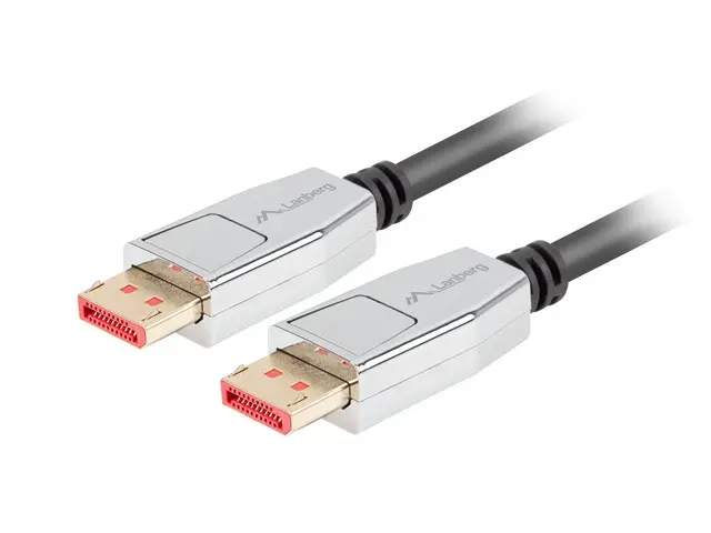 Кабел, Lanberg display port cable M/M 20pin V1.4 8K 60Hz 1m, black
