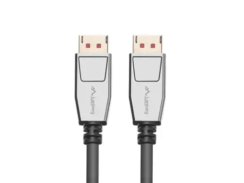 Кабел, Lanberg display port cable M/M 20pin V1.4 8K 60Hz 1m, black - image 1