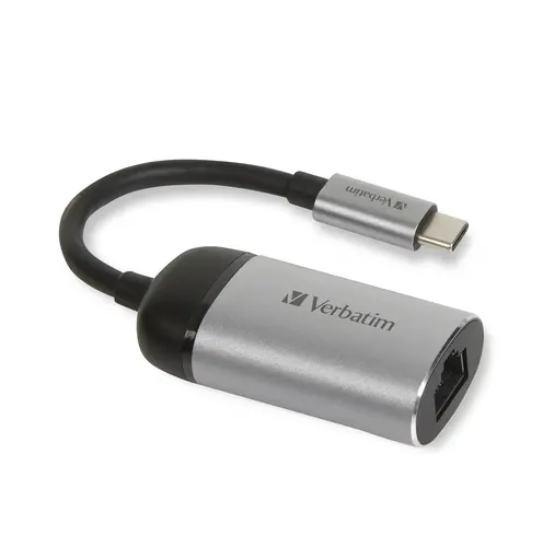 Adaptor, Verbatim USB-C to Gigabit Ethernet Adapter cablu 10cm - 1
