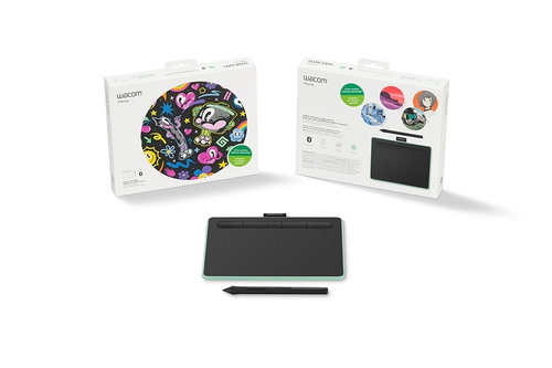 Таблет, Wacom Intuos M Bluetooth Black + Transcend 4-Port HUB, USB 3.1 Gen 1 - image 2
