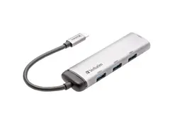 USB хъб, Verbatim USB-C Multiport Hub 4-Port USB 3.2 Gen 1 Type A