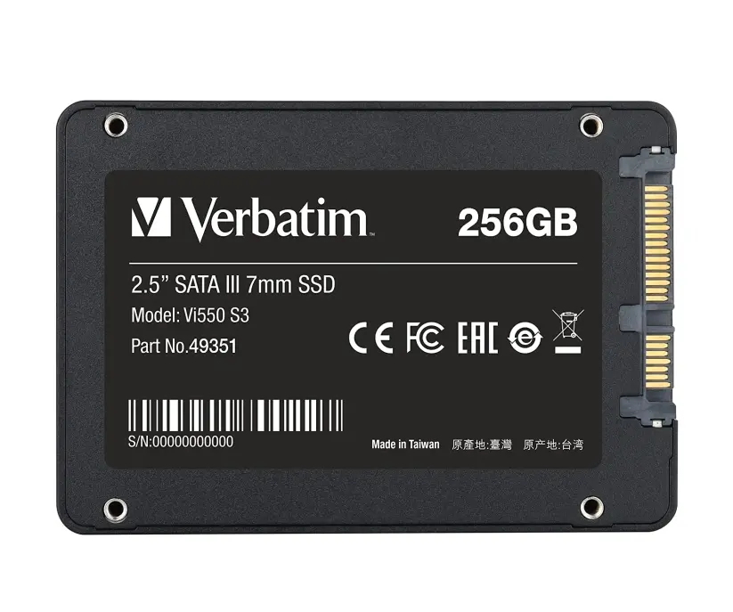 Σκληρός δίσκος, Verbatim Vi550 S3 2.5" SATA III 7mm SSD 256GB - image 2