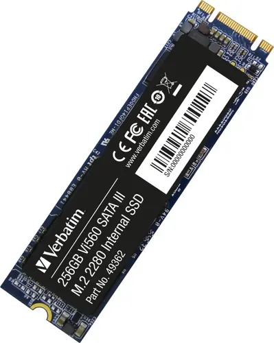 Твърд диск, Verbatim Vi560 S3 M.2 SSD 256GB