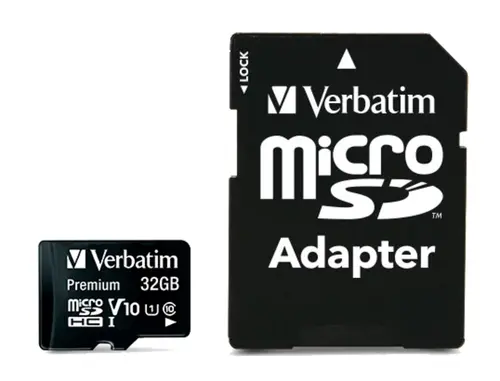 Κάρτα μνήμης, Verbatim Premium micro SDHC 32GB Class 10 (με αντάπτορα) - 1