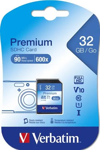 Памет, Verbatim 32GB Secure Digital Card SDHC Class 10 - image 1