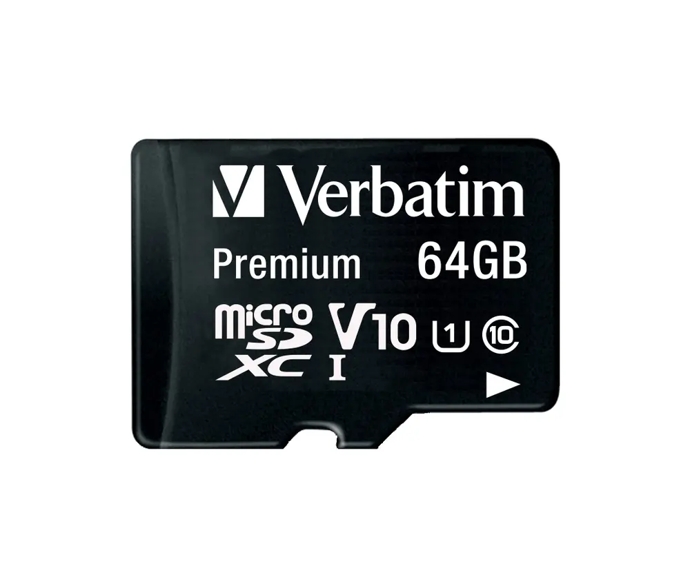 Κάρτα μνήμης, Verbatim Premium micro SDXC 64GB Class 10 (με αντάπτορα) - image 1