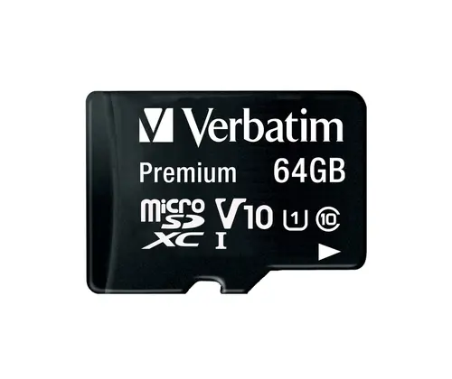 Card de memorie, Verbatim Premium micro SDXC 64GB Class 10 (cu adaptor) - 2