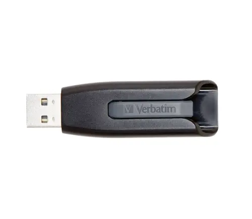 Memorie, Verbatim V3 USB 3.0 64GB Store 'N' Go Drive Gri - 1