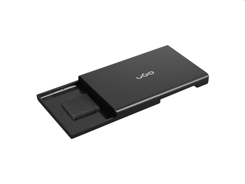 Кутия за твърд диск, uGo HDD/SSD Enclosure Marapi SL130 SATA 2.5" USB 3.0 Toolless Black - image 2