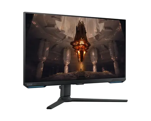 Монитор, Samsung 28BG700 28" Odyssey G7, IPS, 144 Hz, 1 ms GTG, 3840x2160, 300 cd/m2, 1000:1 Contrast, DP, 2xHDMI, USB Hub, LAN, Black - image 2