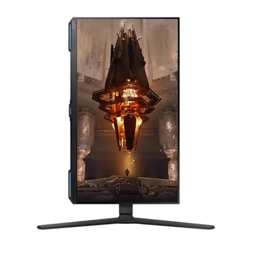 Монитор, Samsung 28BG700 28" Odyssey G7, IPS, 144 Hz, 1 ms GTG, 3840x2160, 300 cd/m2, 1000:1 Contrast, DP, 2xHDMI, USB Hub, LAN, Black - image 8