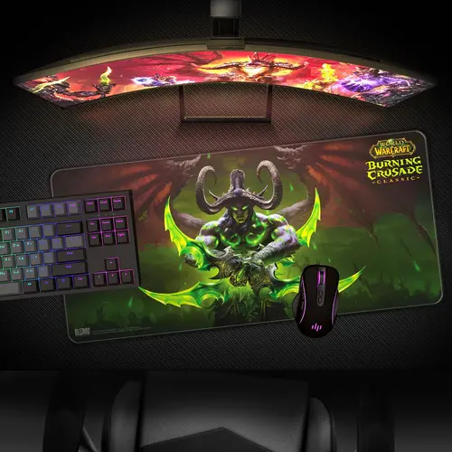Геймърски пад World of WarCraft Burning Crusade - Illidan, XL - image 2