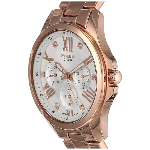 Дмаски аналогов часовник Casio Sheen - SHE-3516PG-9AUEF - image 3