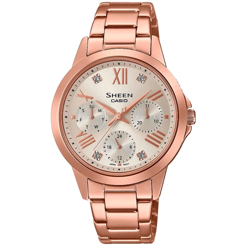 Дмаски аналогов часовник Casio Sheen - SHE-3516PG-9AUEF