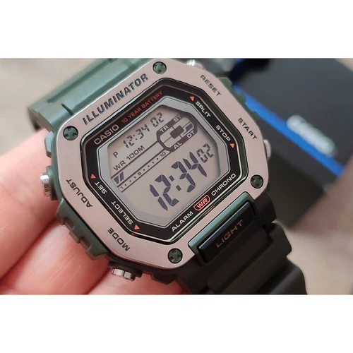 Мъжки дигитален часовник Casio - Casio Collection - MWD-110H-3AVEF - image 1