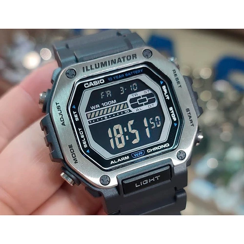 Мъжки дигитален часовник Casio - Casio Collection - MWD-110H-8BVEF - image 1