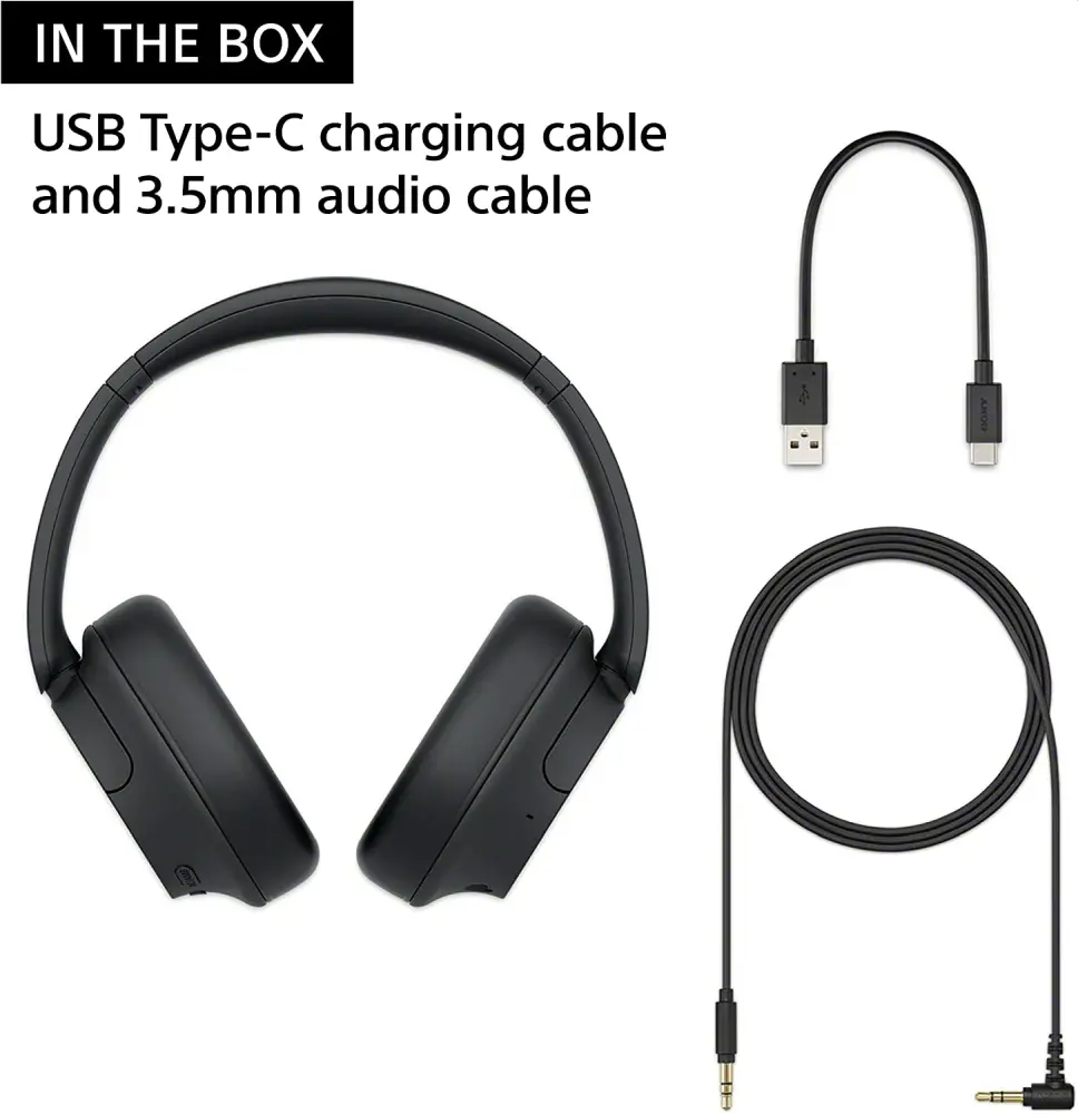 Слушалки, Sony Headset WH-CH720N, black - image 3