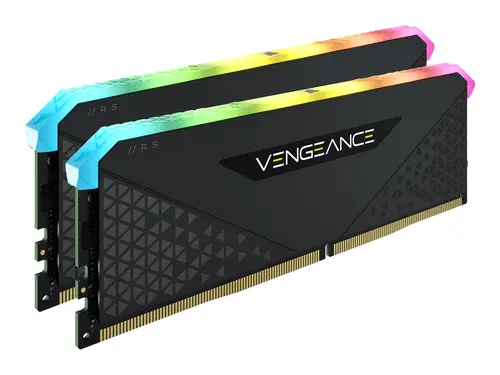 Памет Corsair Vengeance RS RGB Black 16GB(2x8GB) DDR4 PC4-28800 3600MHz CL18 CMG16GX4M2D3600C18 - image 1