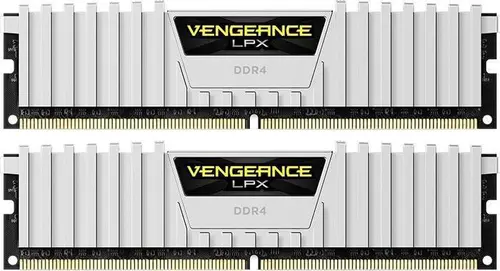 Памет Corsair Vengeance LPX White, 32GB(2x16GB), DDR4, PC4-25600 3200MHz, CL16, CMK32GX4M2E3200C16W