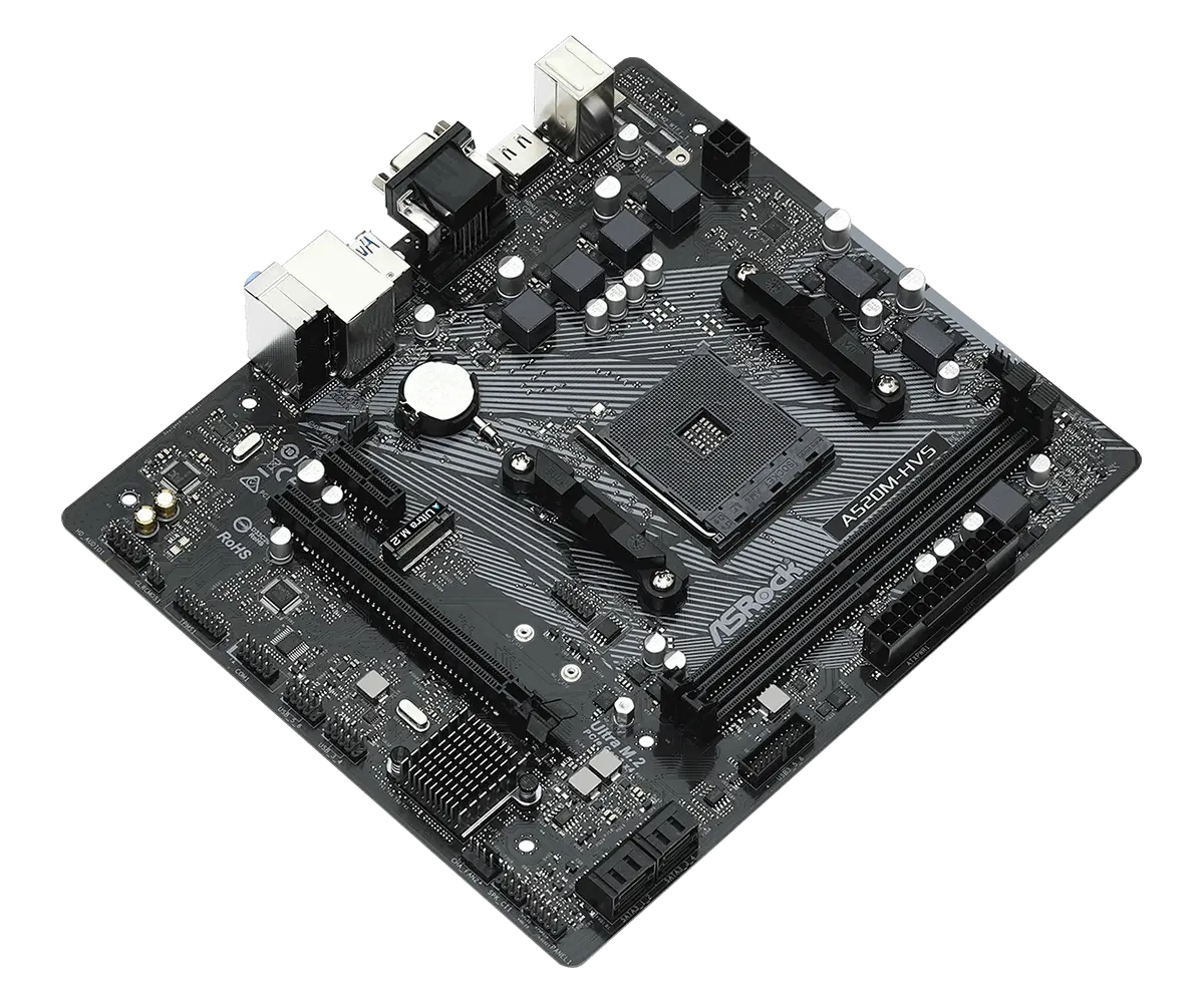 Placă de bază ASRock A520M-HVS, Socket AM4, mATX - image 2