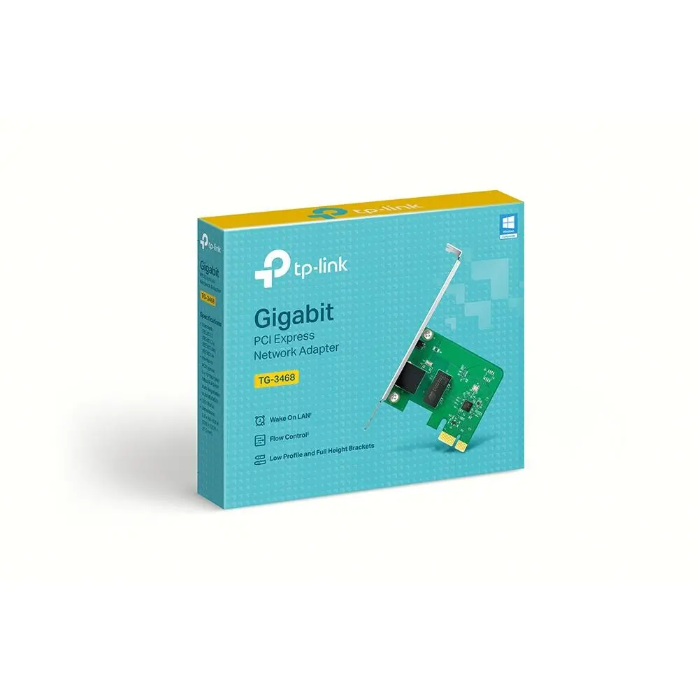 Placă de rețea TP-LINK TG-3468, PCI-ex, V4, low - image 2