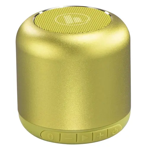 Bluetooth смарт тонколона HAMA Drum 2.0, 3.5mm жак, 3.5W, Жълто-зелена