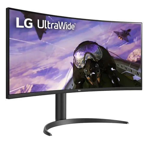 Монитор, LG 34WP65CP-B, 34" UltraWide AG, Curved VA, 5ms, 1ms MBR, CR 3000:1, 300 cd/m2, 21:9, QHD 3440x1440, HDR10, AMD FreeSync, sRGB 99%, 160Hz, HDMI, DisplayPort, Speaker Maxx Audio 7Wx2, Tilt, Height Adjustable, Headphone Out, Black - image 2