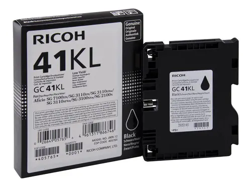 Μελάνι τζελ RICOH GC 41KL, GelJet SG 2100N/2100DN, 600 αντίγραφα, Μαύρο - 1