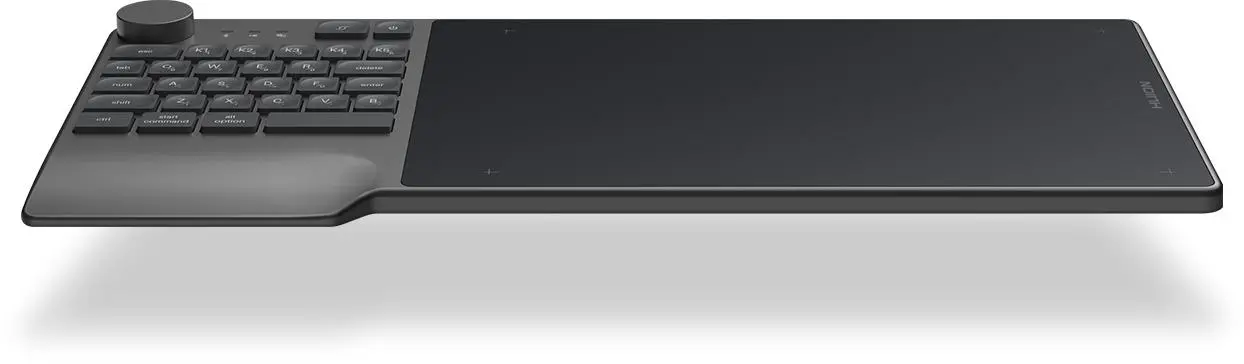 Графичен таблет HUION Inspiroy Keydial KD200, USB-C, Bluetooth, Metal Grey - image 4