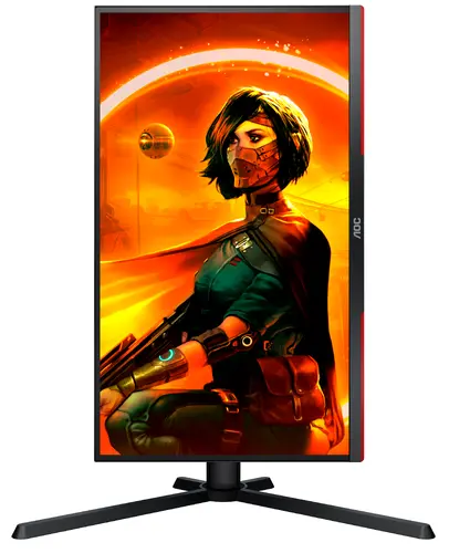 Монитор, AOC 25G3ZM/BK, 24.5" VA WLED, 1920x1080@240Hz, 1ms GtG, 0.5ms MPRT, 300cd m/2, 3000:1, 80M:1 DCR, AdaptiveSync, FlickerFree, Low Blue Light, Tilt, Height Adjust, Pivot, Swivel, 2xHDMI, DP, USB hub - image 3