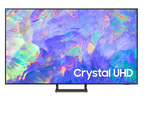 Телевизор, Samsung 65" 65CU8572 4K LED TV, SMART, 3xHDMI, 2xUSB, Wi-Fi 5, Bluetooth 5.2, Frameless, Black
