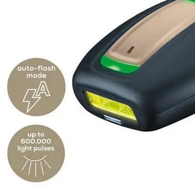 Συσκευή φωτοαποτρίχωσης, Beurer IPL 5800 PureSkin Pro, Αυτόματο flash, 3.1 cm2, 600 000 παλμοί, αισθητήρας ασφαλείας δέρματος, φίλτρο UV, 3 επίπεδα - 3