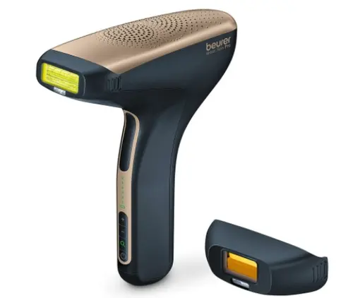 Aparat de epilare IPL, Beurer IPL 8800 Velvet Skin Pro, alimentat cu baterie, Flash automat, 4.5 cm2, 1 accesoriu 2 cm2, 600 000 de impulsuri, senzor