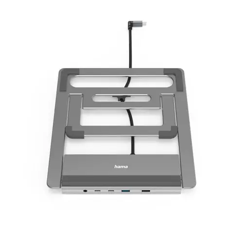 Докинг станция Hama "Connect2Office Stand" USB-C, Стойка за лаптоп, 12 порта - image 2