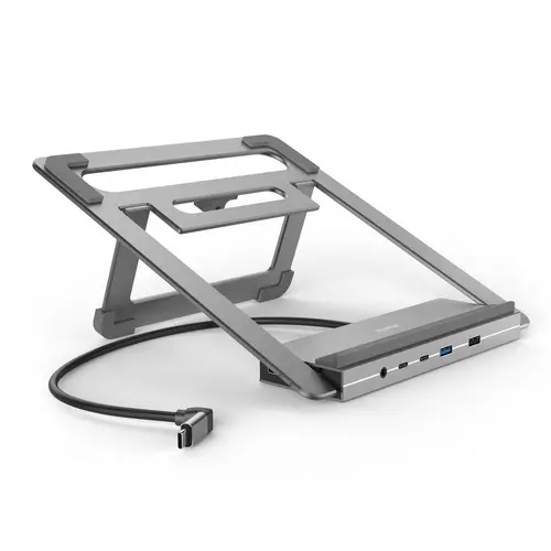 Докинг станция Hama "Connect2Office Stand" USB-C, Стойка за лаптоп, 12 порта - image 3