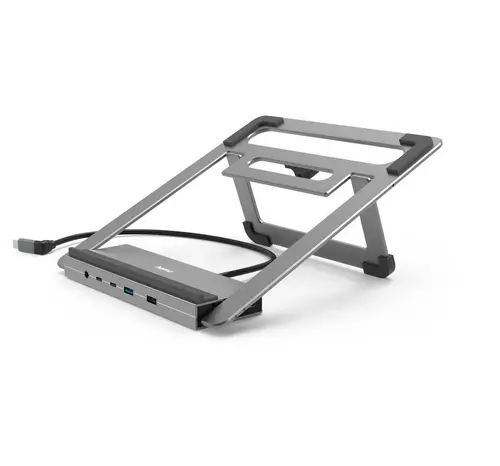 Докинг станция Hama "Connect2Office Stand" USB-C, Стойка за лаптоп, 12 порта - image 6