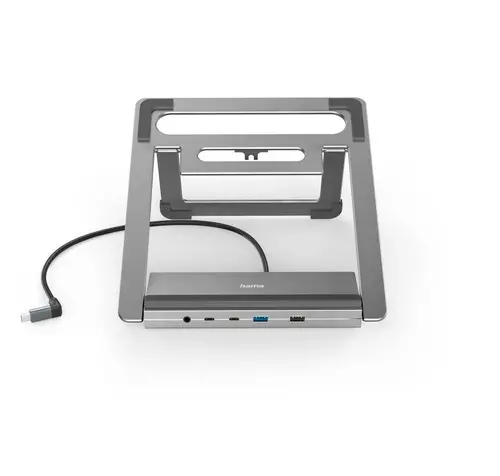 Докинг станция Hama "Connect2Office Stand" USB-C, Стойка за лаптоп, 12 порта - image 7