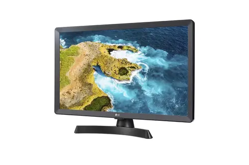 Монитор, LG 24TQ510S-PZ, 23.6" WVA, LED, Smart webOS, TV Tuner DVB-T2/C /S2, 1000:1, Mega DFC, 200cd, 1366x768, AI SOUND, WiFi, HDMI, Bluetooth, USB 2.0, HOTEL MODE, AirPlay, Speaker 2x5W, Black - image 1