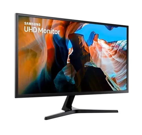Монитор, Samsung U32J590U 32", UHD VA, FLAT, 4ms, 3840x2160, FreeSync, DP 1.2, 2xHDMI 2.0, 250cd/m2, 178°/178°, Tilt, Dark Blue Gray - image 2