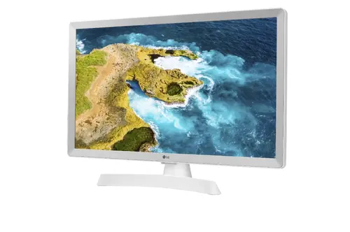 Монитор, LG 24TQ510S-WZ, 23.6" WVA, LED, Smart webOS, TV Tuner DVB-T2/C /S2, 1000:1, Mega DFC, 200cd, 1366x768, AI SOUND, WiFi, HDMI, Bluetooth, USB 2.0, HOTEL MODE, AirPlay, Speaker 2x5W, White - image 1