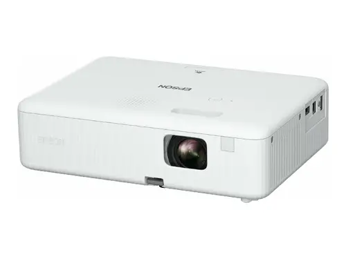 Мултимедиен проектор, Epson CO-FH01, Full HD 1080p (1920 x 1080, 16:9), 3000 ANSI lumens, 16 000:1, WLAN (optional), USB 2.0, HDMI, Lamp warr: 6000h, Warr: 24 months, White - image 3