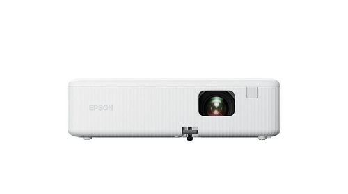 Мултимедиен проектор, Epson CO-FH01, Full HD 1080p (1920 x 1080, 16:9), 3000 ANSI lumens, 16 000:1, WLAN (optional), USB 2.0, HDMI, Lamp warr: 6000h, Warr: 24 months, White