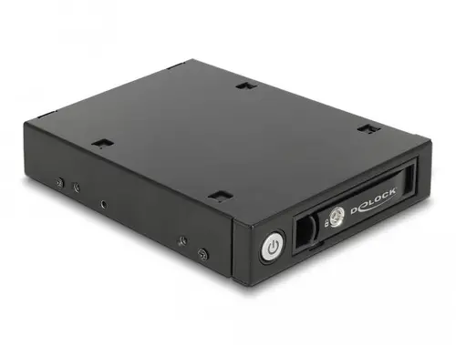 Чекмедже Delock 3.5″, За 1 x 2.5″ U.2 NVMe SSD или SATA / SAS HDD / SSD, Черен - image 2