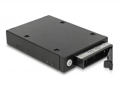 Чекмедже Delock 3.5″, За 1 x 2.5″ U.2 NVMe SSD или SATA / SAS HDD / SSD, Черен - image 3