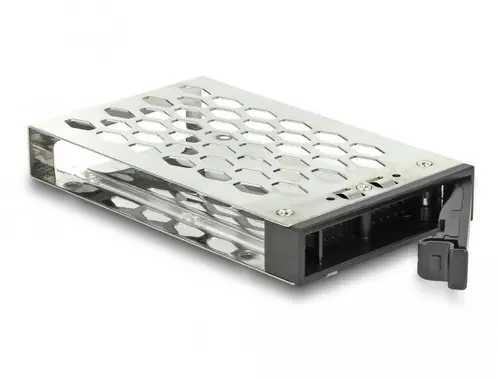 Чекмедже Delock 3.5″, За 1 x 2.5″ U.2 NVMe SSD или SATA / SAS HDD / SSD, Черен - image 4