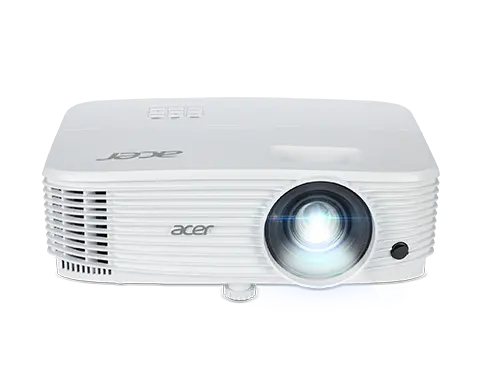 Мултимедиен проектор, Acer Projector P1257i DLP, XGA (1024x768), 4800 ANSI LUMENS, 20000:1, 2x HDMI, RCA, Wireless dongle included, Audio in/out, VGA in/out, RS-232,Bluelight Shield, LumiSense, Built-in 10W Speaker, 2.4kg, White - image 1