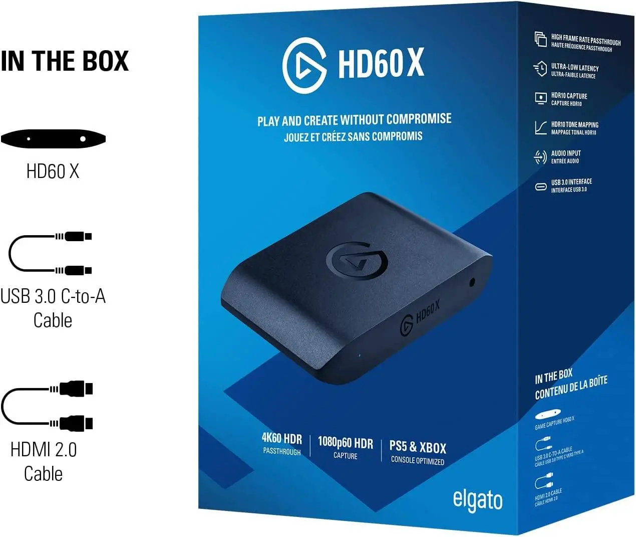 Външен кепчър ELGATO HD60 X, HDR 4K, HDMI - image 9