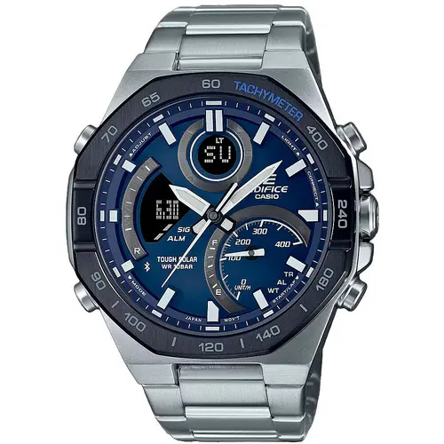 Мъжки часовник Casio Edifice Bluetooth Solar - ECB-950DB-2AEF
