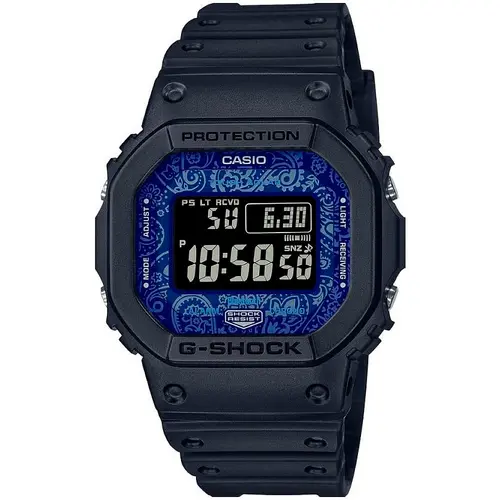 Мъжки часовник Casio G-Shock Blue Paisley Bluetooth Solar - GW-B5600BP-1ER