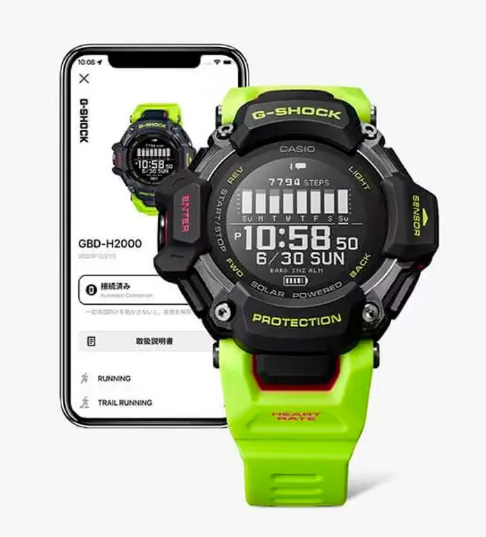 Мъжки часовник Casio G-Shock G-Squad - GBD-H2000-1A9ER - image 2
